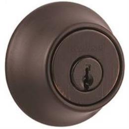 LOCK D-CYL DEADBOLT 665-11P