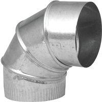 ELBOW PIPE 90DEG 26GA 7IN GLV