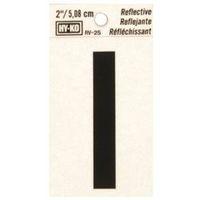 LETTER HOUSE I 2IN REFL BLK