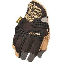 GLOVE MEDIUM 9 FRAMER BRN/BLK