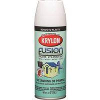 PAINT SPRAY PLSTC FLT WHT 12OZ