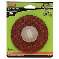 4X5/8 FIBER DISC 36 GRIT 3PK