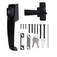 DOOR LATCH PSH BTN KYD BLACK