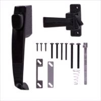 DOOR LATCH DIE CAST ZN BLACK