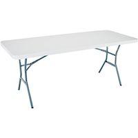 TABLE UTIL POLY FLD-N-HALF 6FT