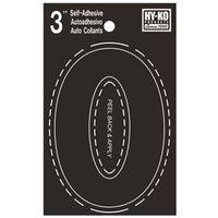 LETTER HOUSE O 3IN  VINYL BLK