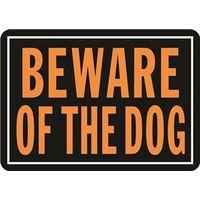 SIGN BEWARE OF DOG10X14IN ALUM