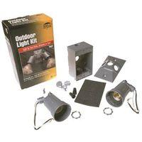 FLOODLIGHT KIT WTHRPRF 2LT GRY
