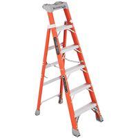 LADDER IA FBRGLS CRSS-STEP 6FT