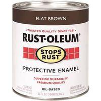 PAINT RST OBS FLAT BROWN QUART