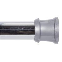 ROD SHOWER WHITE 42-72IN
