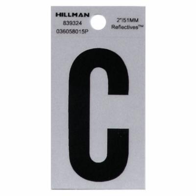 2"BLK Letter C Adhesive