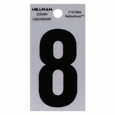 2" BLK #8 Adhesive