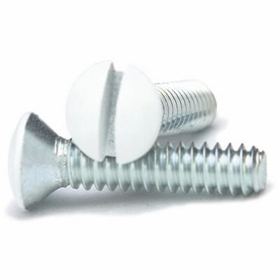 10PK WHT WallPlat Screw