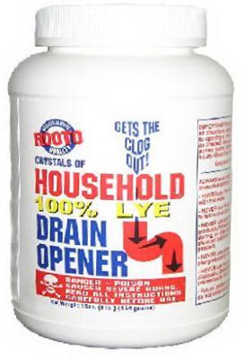 LB ROOTO NO. 4 HOUSEHOLD DRAIN OPENER 100% LYE