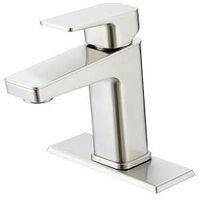 FAUCET LAV 1-HNDL BRSH NIC 4IN