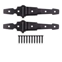 HINGE STRAP ORNMTL 7-11/16 BLK