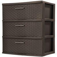 TOWER 3- DRAWER WIDE WEAVE