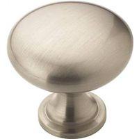 KNOB CABINET 1-1/4IN SAT NKL