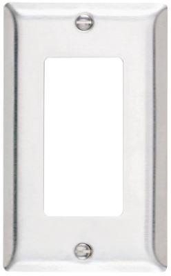 1G SS DECOR WALL PLATE