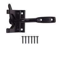 LATCH GATE UNIV ZN PLAT BLACK