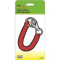 KEY RING CLIPON COILED