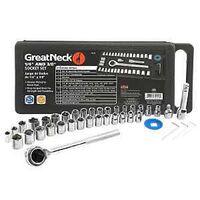 RATCHET AND SOCKET SET CHROME