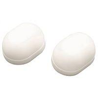 TOILET BOLT CAP OVAL WHITE