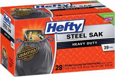 30CT 39GAL GRY TrashBag