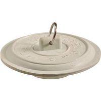 TUB STOPPER WHT RUBB 1-1/2-2