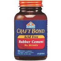 RUBBER CEMENT CRAFT BRUSH 4OZ