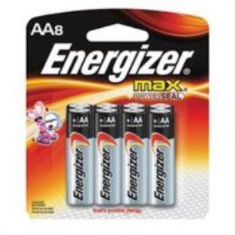 ENER 8PK AA ALK BATTERY