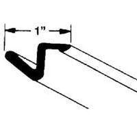 WEATHERSTRIP DOOR 1 X 17FT BRN