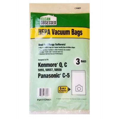 Clean Obsessed. Vacuum Cleaner Filter  Type Q C HEPA  3-Pk.