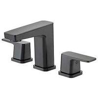 FAUCET LAV WIDESPREAD BLACK