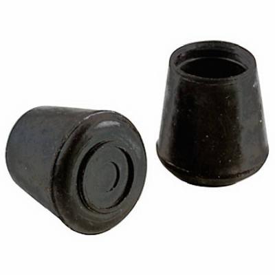 5/8" BLK Rubb Leg Tip