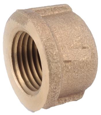 PIPE CAP 3/4" BRASS LF