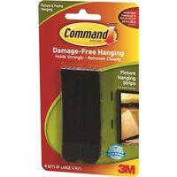 HANGER STRIP PICTURE/FRAME BLK