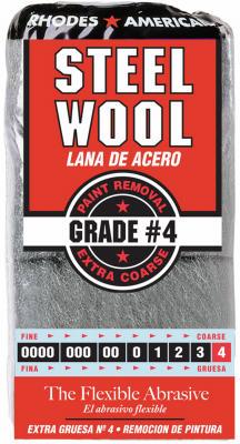 12PK #4 STL WOOL PAD
