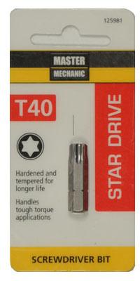 MM Torx 40 1"Insert Bit