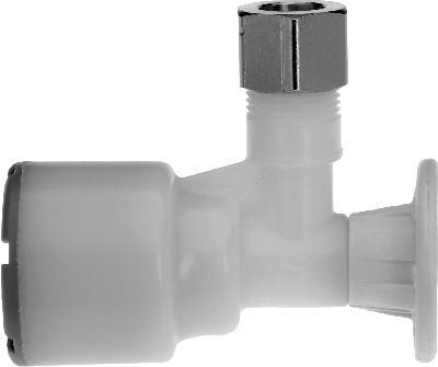 1/2x3/8 WHT Push On Pex