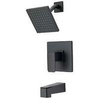 FAUCET TUB-SHOWER MAT BLK 6IN
