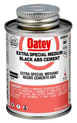4OZ BLK MED ABS CEMENT