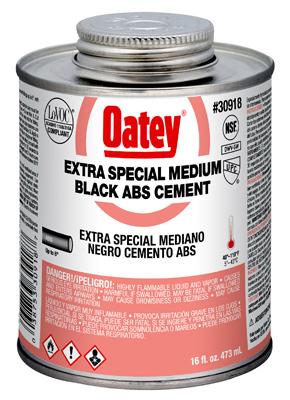 16OZ BLK MED ABS CEMENT