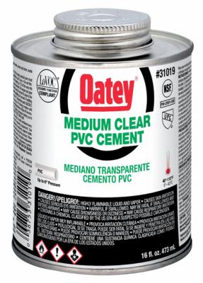 16OZ CLR MED PVC Cement