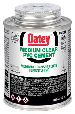 8OZ CLR MED PVC CEMENT