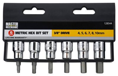 MM 7PC SAE HEX BIT SET