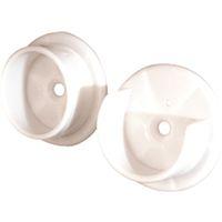 SOCKET CLOSET POLE PLSTC WHITE