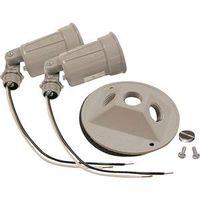 GRY 2LIGHT LAMPHOLDER/COVER