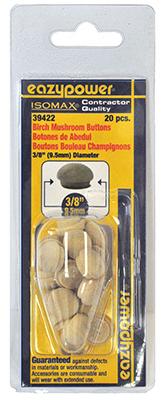 20PK 3/8 Mushroom Plug